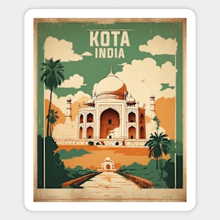 Kota India Vintage Tourism Travel Magnet